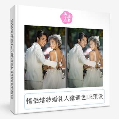 情侣婚纱婚礼人像调色LR预设 Presets.io – Elopement Preset