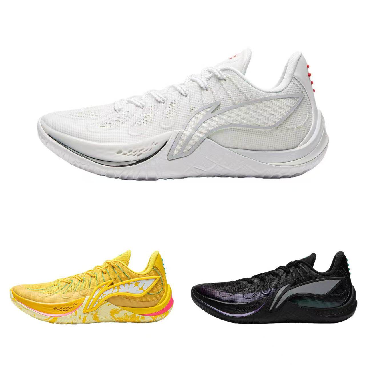 李宁音速14篮球鞋男低帮实战训练运动鞋休闲透气ABAW015