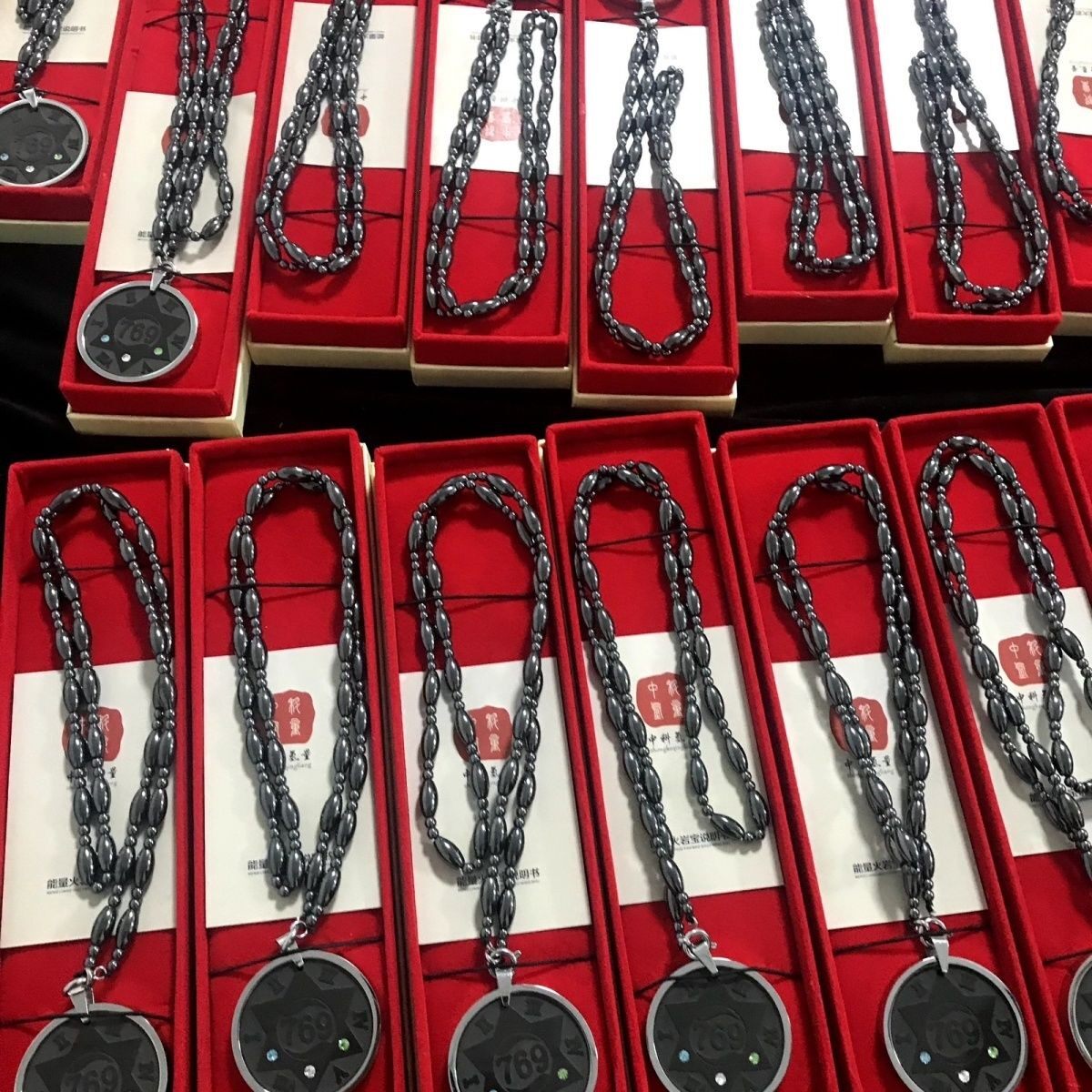 量子项链火山石小众正品