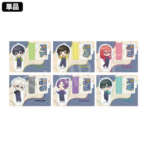 现货 中外矿业 蓝色监狱 蓝锁 牛仔服  迷你立牌 周边