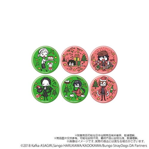 现货 A3 文豪野犬 Dead Apple 圣诞节徽章 01 Graffart 再贩