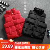 秋冬男童背心女童中大童保暖 儿童羽绒棉马甲2025新款 冬季 加厚童装