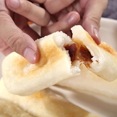 爆浆韩式夹心脆皮年糕网红商用团购摊位烧烤店铺油煎铁板畅销食材