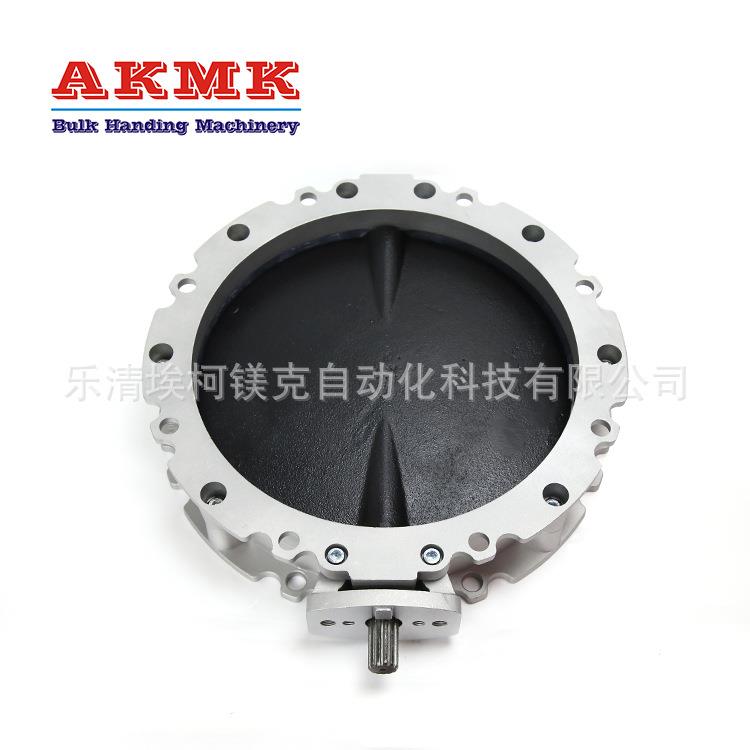 供应法兰蝶阀双法兰V2FS250N筒仓放料蝶阀粉体蝶阀下料蝶阀