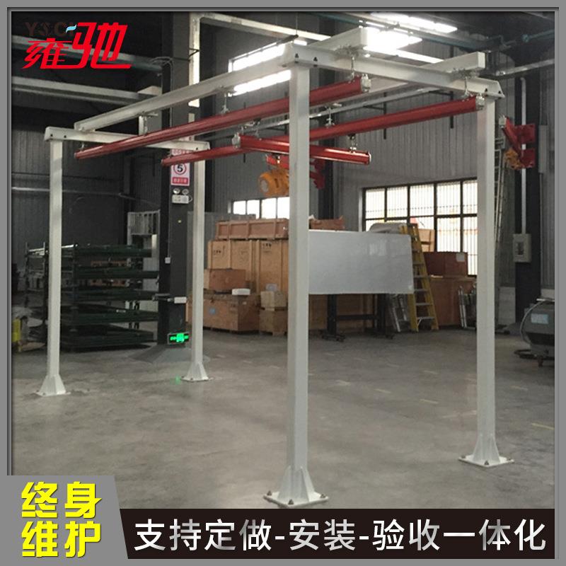 kbk轨道起重机配件欧式悬挂式起重机现货自立式钢性轨道安装