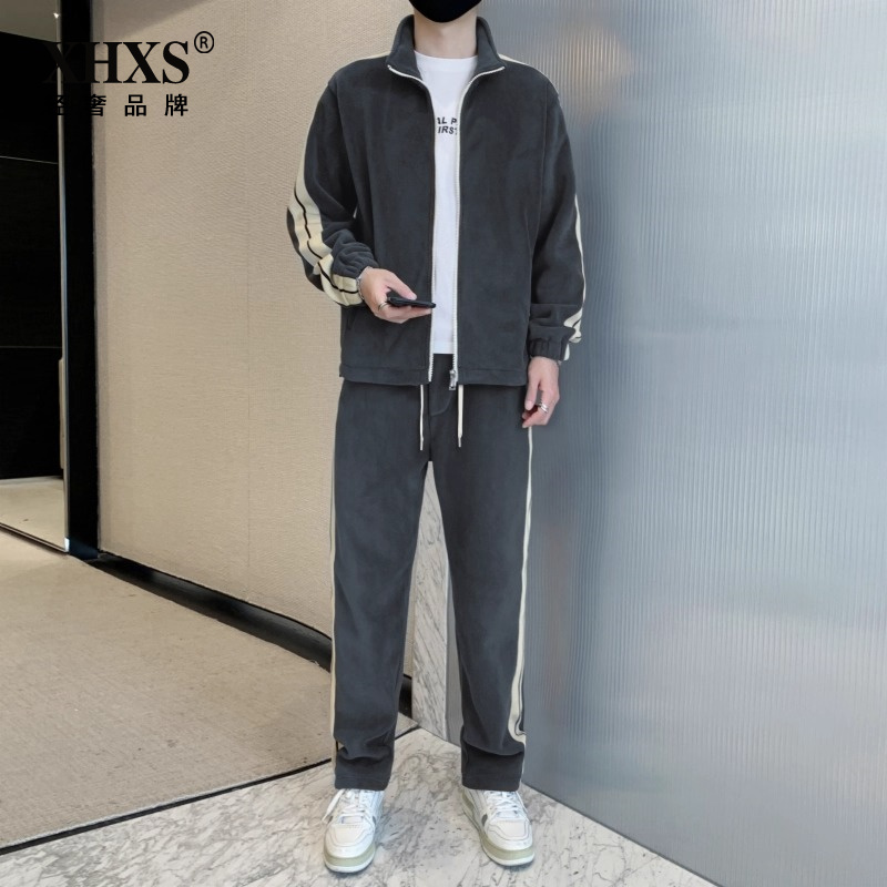 官方正品休闲运动套装男秋冬季