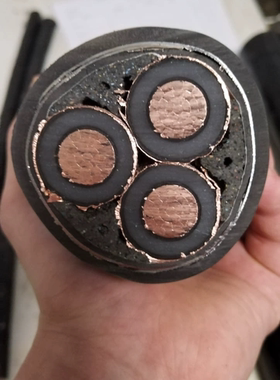 国标YJV22 3×50 3×70 3*1853×2403×400 铜芯8.7/15KV电力电缆