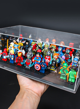 钢铁侠人仔蜘蛛侠复仇者联盟漫威小人积木男孩子拼装儿童玩具礼物