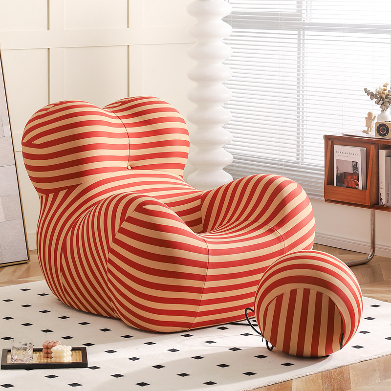 妈妈的怀抱懒人沙发网红客厅单人沙发椅意式设计师创意阳台休闲椅