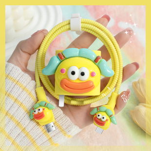 适用于真我realmeGTNEO5/GTNEO3充电器保护套150W一加ACE2Pro一加ACE2V防折断数据线缠绕绳一加ACEPro手机壳