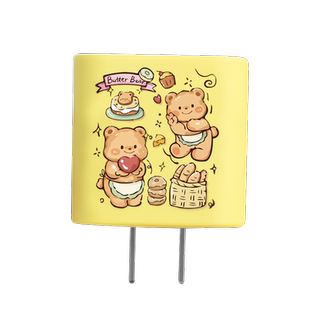 适用于iPhone17pro充电器数据线保护套苹果16数据线15两端保护套14手机壳iPad2022充电头套硅胶可爱印花新款