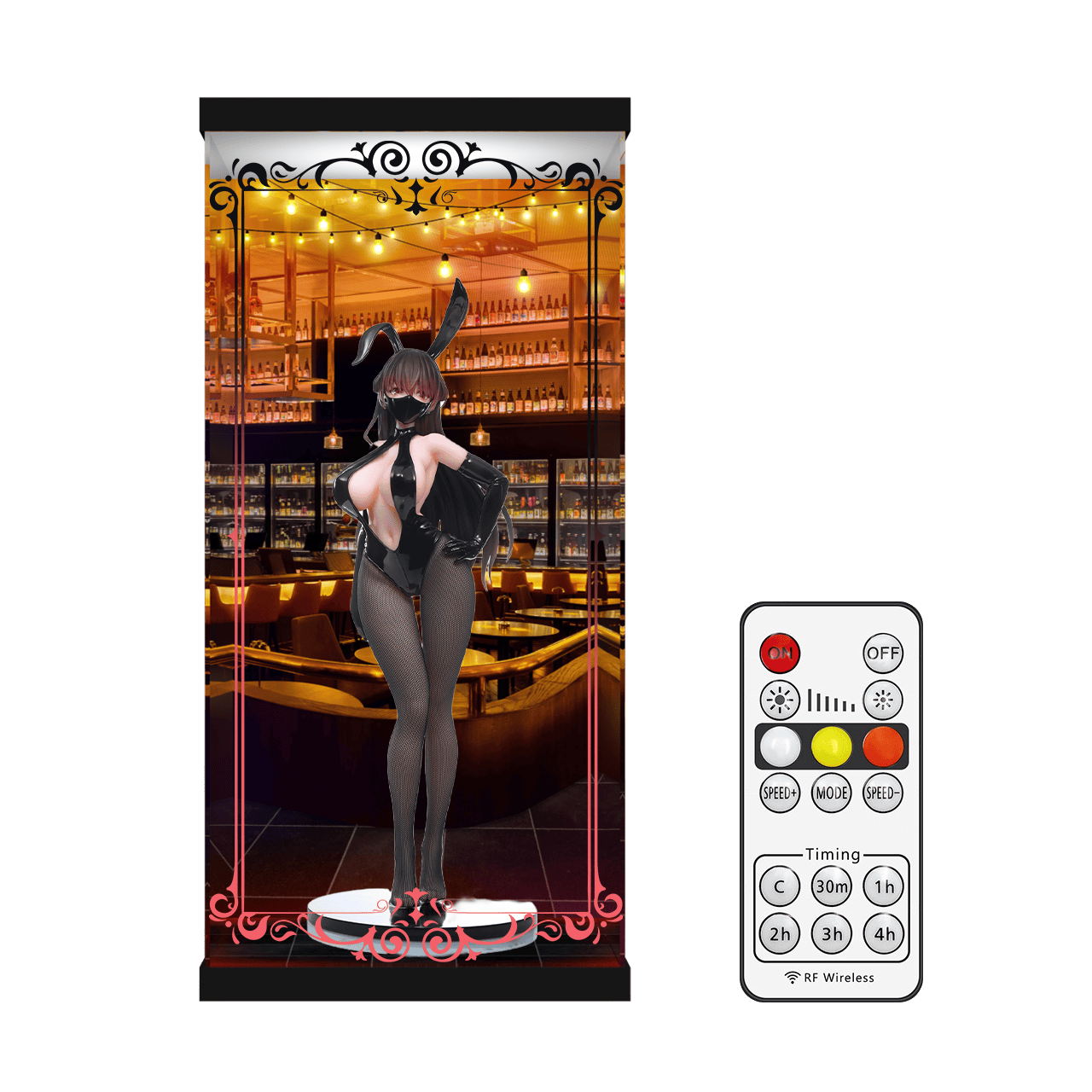 七古力 BearPanda & 北田龍馬 此方酱追视眼兔女郎手办主题展示盒,商业/办公家具,手办柜/潮玩柜/玩具柜/模型柜,淘宝优惠券,粉丝福利购,淘宝优惠卷