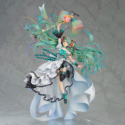 初音未来手办玩偶动漫周边车载机箱摆件古风女孩装饰生盲盒