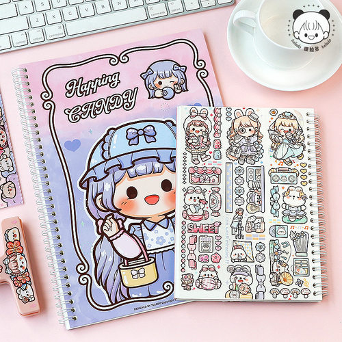 提拉多手帐离型本 手账贴纸装饰 特价包邮