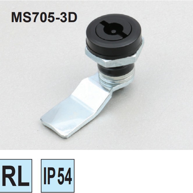 工业柜门锁圆柱锁回转直角锁