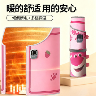 办公室桌下暖脚器圆形围脚取暖器暖腿暖脚神器冬天智能家用暖脚宝