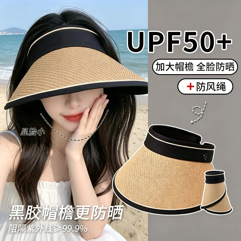 【大帽檐】夏季防紫外线防晒帽图片
