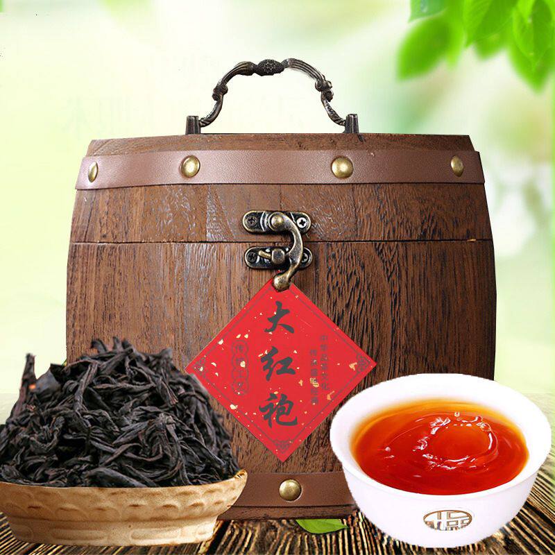 铁观音大红袍金骏眉小种红茶小青柑普洱茶木桶礼盒装 茶叶送礼
