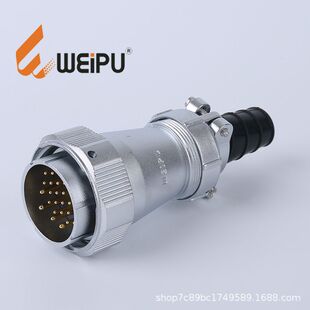 WEIPU威浦航空插头WY40 5915263152芯 JTE TI TB KZ 方形法兰插座