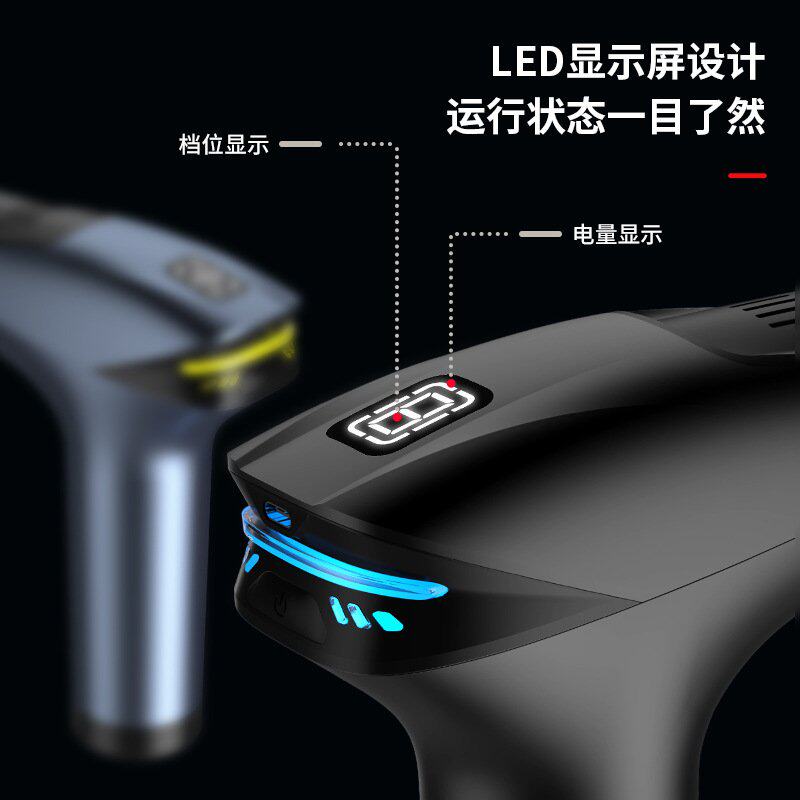 跨境迷你筋膜枪健身运动电动冲击枪按摩器颈椎仪震动肌肉放松器