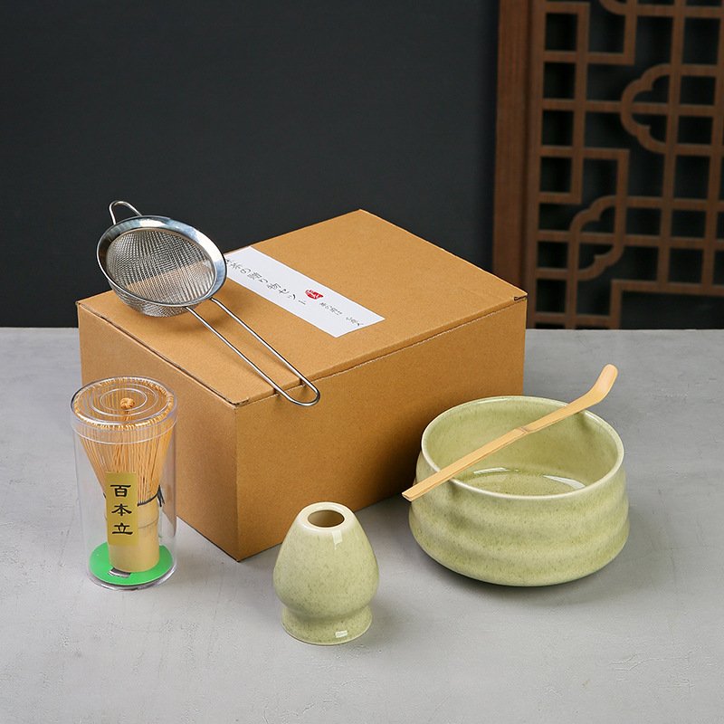 茶筅抹茶刷百本立茶筅立组合宋代点茶抹茶打茶器工具套装日式礼盒