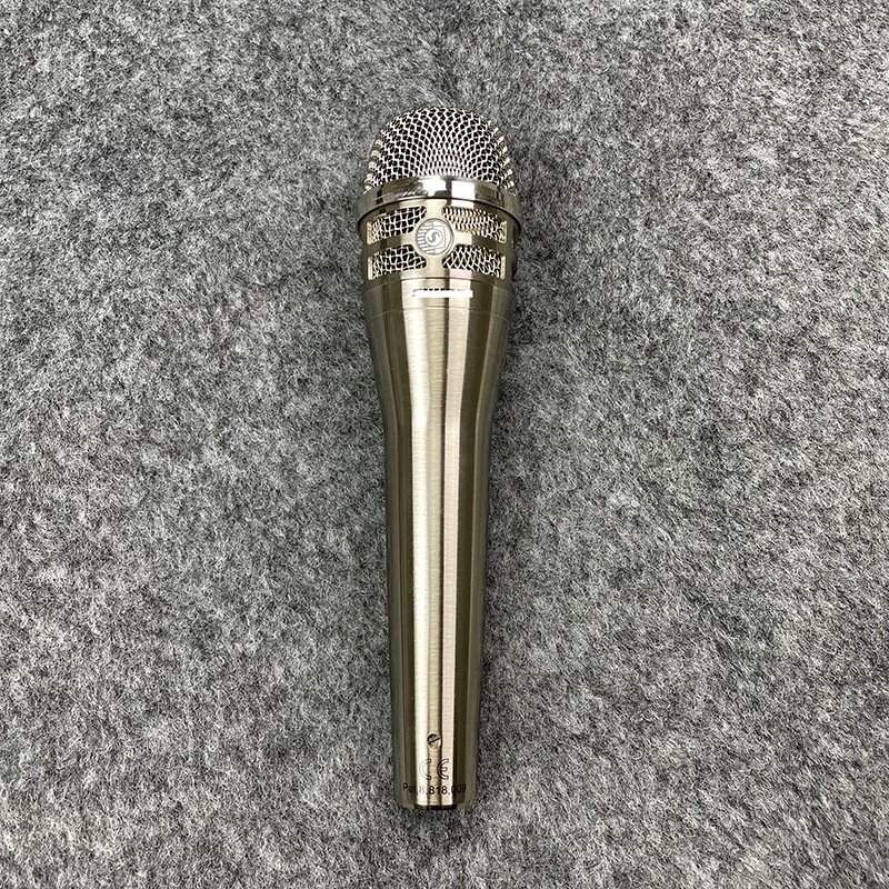 跨境动圈麦克风 KSM8银色彩盒专业人声录音K歌直播有线话筒 现货