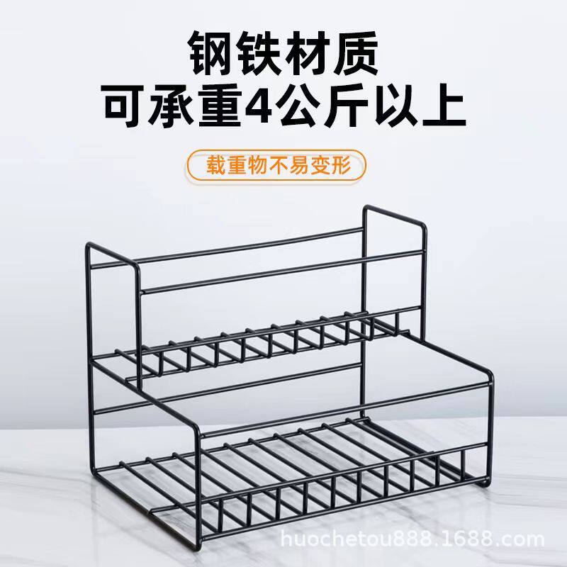 铁艺亚克力莫林糖浆果露展示架糖压瓶架架奶茶吧台收纳盒多功能
