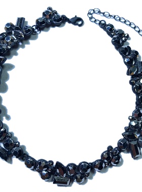 Vintage中古日常款暗黑色系不规