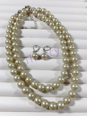 日常项链耳环套装CAROLEE打标