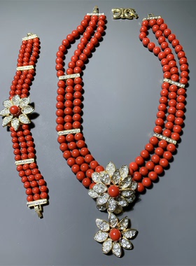 Vintage中古新娘配饰本命年中国