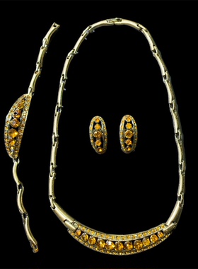 Vintage中古AR打标复古拉丝金色