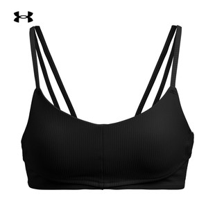 安德玛UA官方女子瑜伽低强度运动内衣细带美背无内垫针织柔软文胸