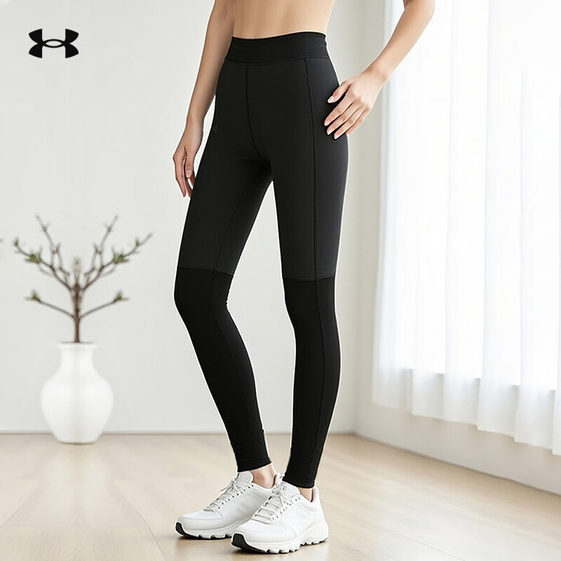 安德玛女子跑步健身提臀瑜伽裤