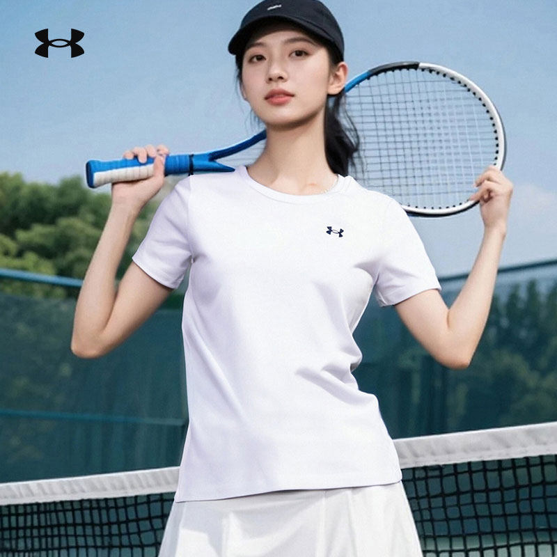 安德玛UA春夏Tech女子跑步运动透气吸汗休闲短袖T恤速干1384231,运动服/休闲服装,运动T恤,淘宝优惠券,粉丝福利购,淘宝优惠卷