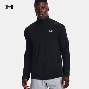T恤1359875 2拉链训练运动长袖 安德玛UA官方正品 Seamless男子1
