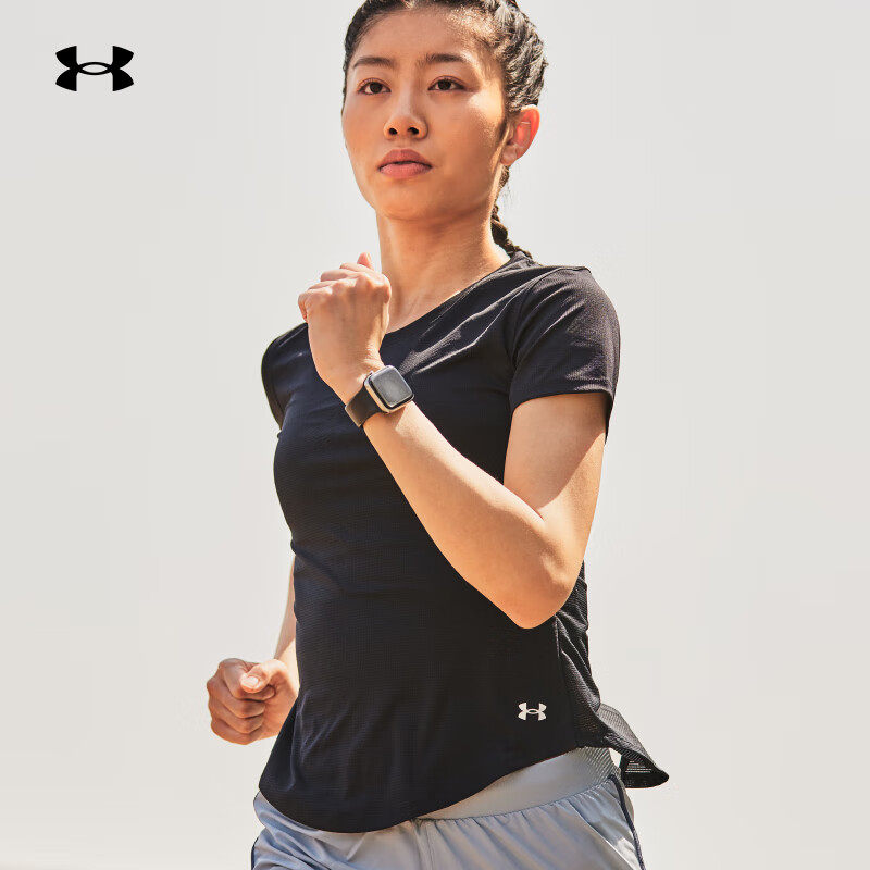安德玛UA官方女子新款春秋短袖T恤潮流休闲跑步运动半袖1373399,运动服/休闲服装,运动T恤,淘宝优惠券,粉丝福利购,淘宝优惠卷