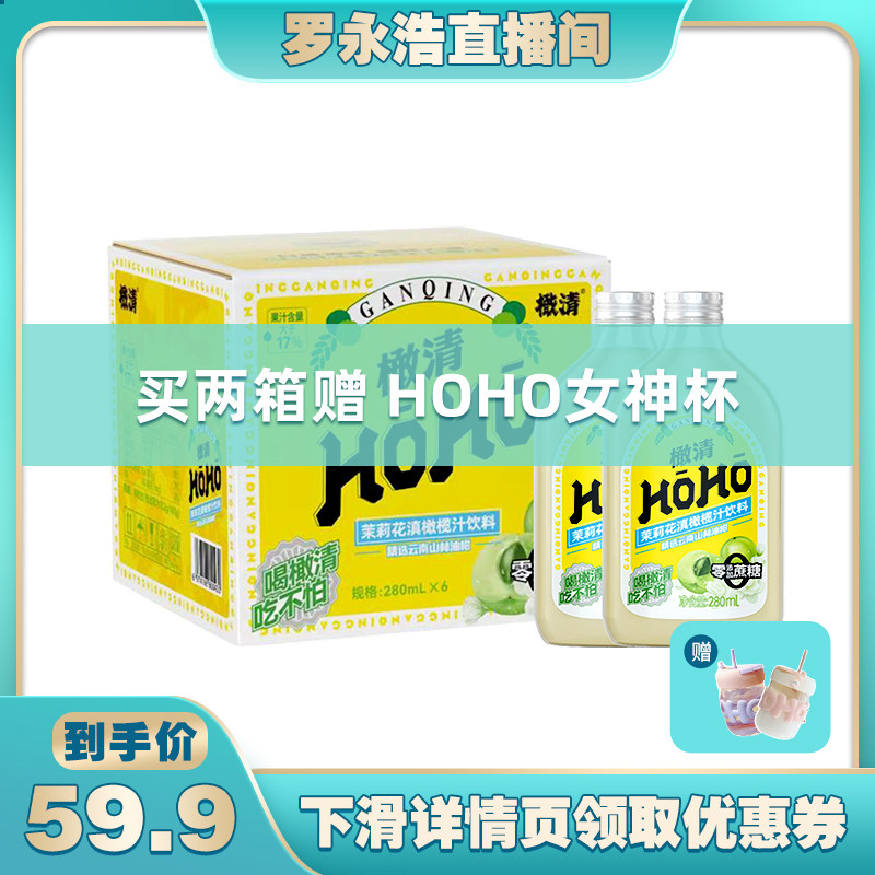 【罗永浩直播专享】橄清HOHO茉莉橄榄汁0脂0防腐玉油柑果汁饮料属于什么档次？