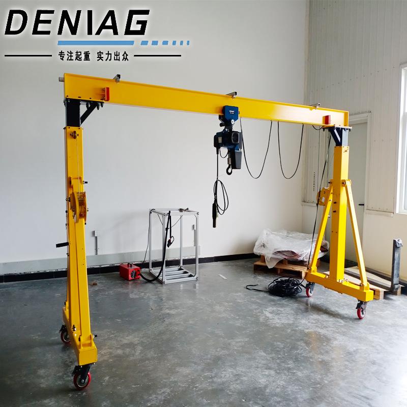 厂家直供移动式龙门架手推移动升降龙门架简易龙门吊