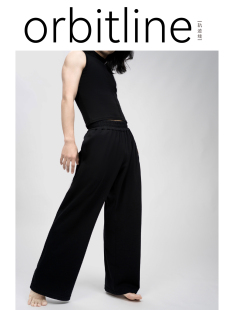 orbitline 运动裤 轻薄 阔腿 水墨黑 休闲居家 舞蹈瑜伽 范李猿