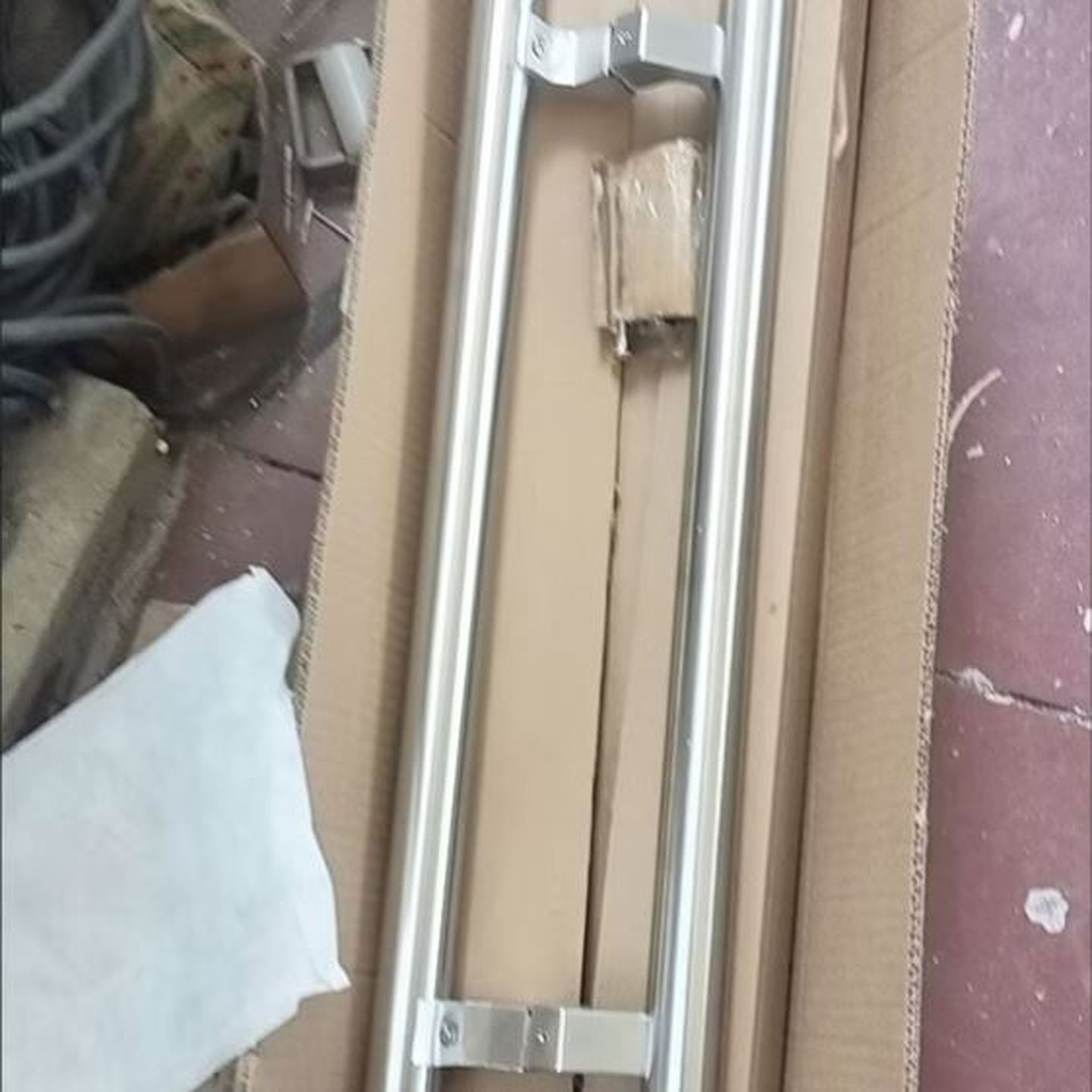 推拉门把手玻璃门拉手玫瑰金哑黑不锈钢钛金木门大门把手圆管加厚