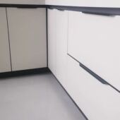 拇指拉手侧装 现代简约通顶免开槽门把手抽屉衣柜门拉手橱柜嵌入式