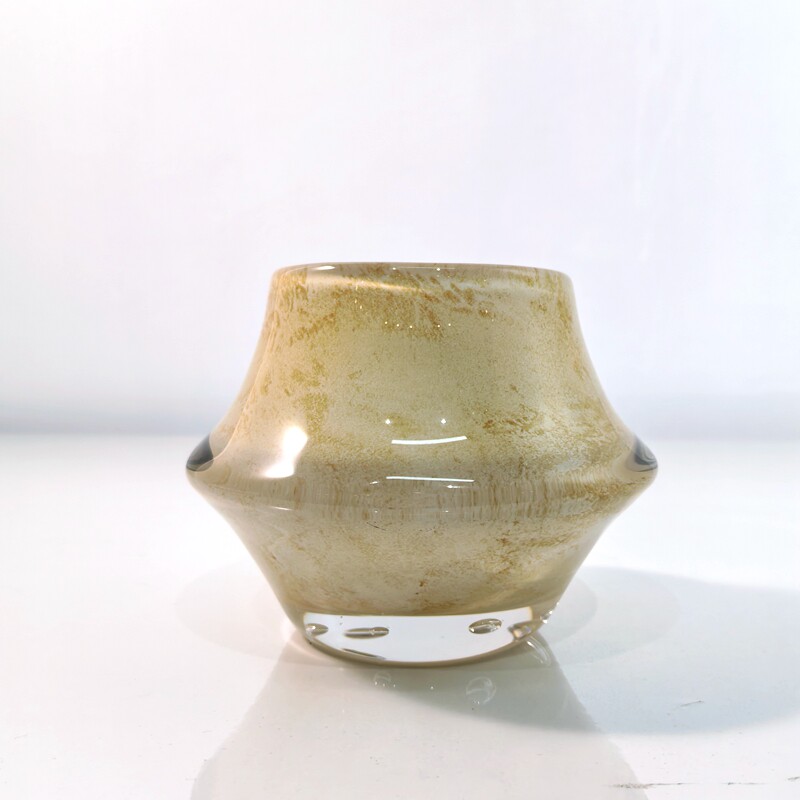 现代简约琉璃花瓶台面装饰品棕色质感家居摆件轻奢风格洽谈桌花器