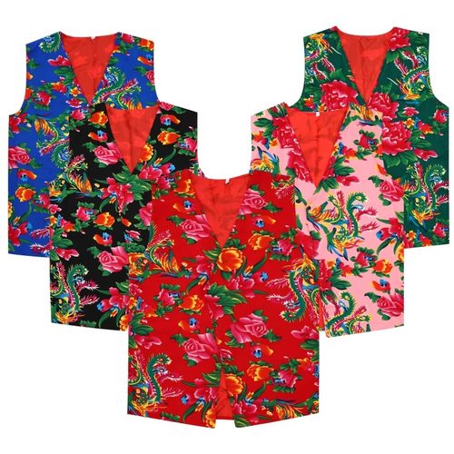 男女马甲演出网红嘻哈民族风