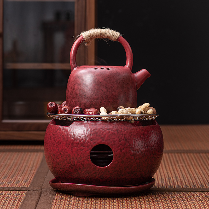 中式罐罐茶陶土围炉煮茶壶网红