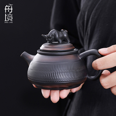 原矿牛转乾坤高端大容量紫陶跳刀