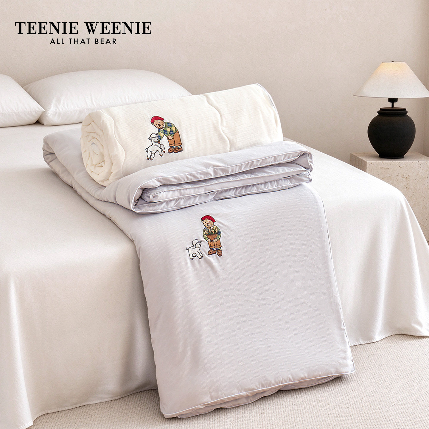 TeenieWeenie澳洲进口羊绒被冬被春秋子母被芯加厚保暖四季被床品