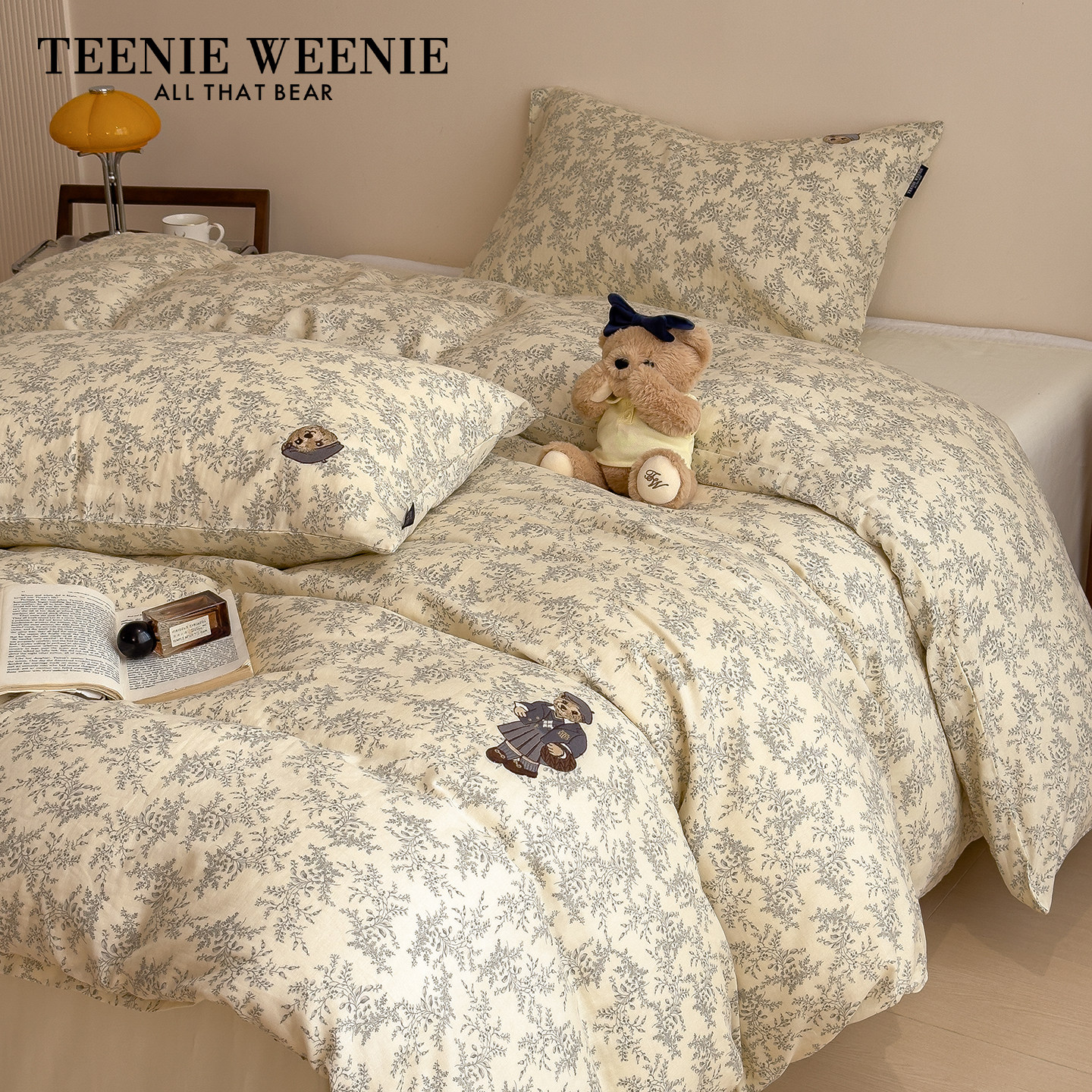 TeenieWeenie小熊双层纱全棉被套