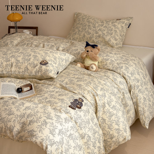 TeenieWeenie小熊双层纱全棉被套