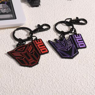 变形金刚8起源动画汽车人霸天虎正版周边金属钥匙扣汽车卡通挂件