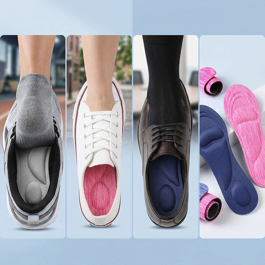 防滑乳胶棉鞋垫女光脚软底舒适超薄款不累单鞋皮鞋吸汗防臭透气夏